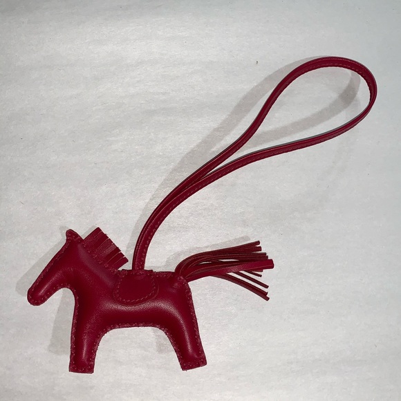 NIB authentic HERMÈS Rodeo PM bag charm ruby Milo - Picture 3 of 6